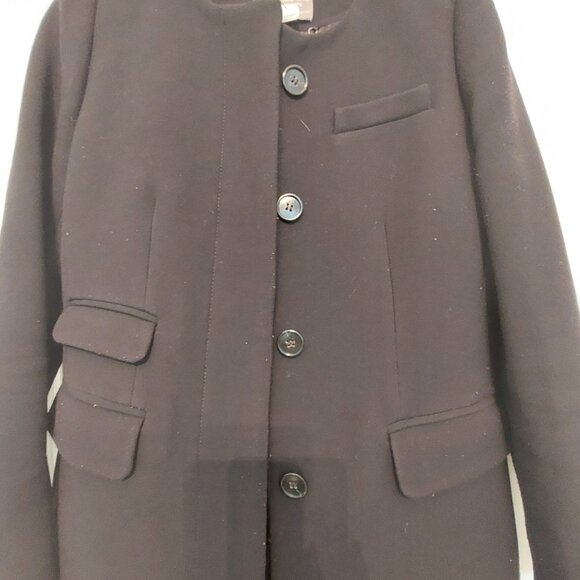 J. CREW JCrew Lady Day Coat Double Cloth Wool sz 2 - Picture 8 of 9